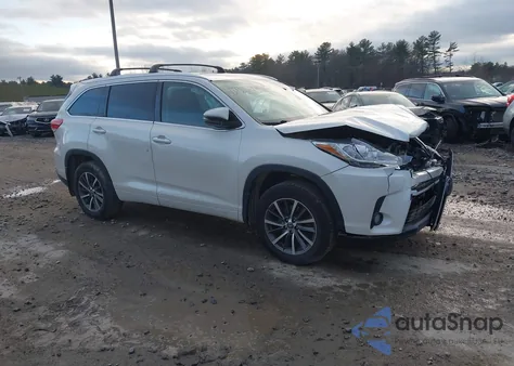 2018 Toyota Highlander Xle from USA, damaged, VIN 5TDJZRFH3JS558869